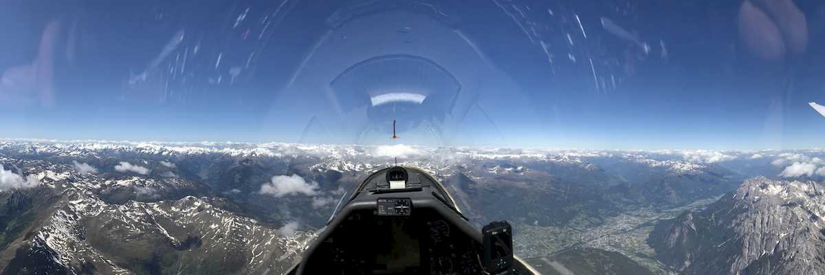 Verortung via Georeferenzierung der Kamera: Aufgenommen in der Nähe von Gemeinde Assling, Österreich in 4500 Meter